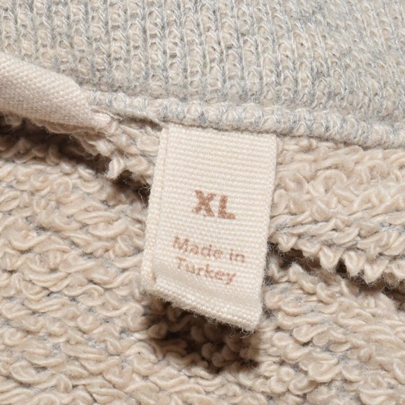 Soft Surroundings Oversized V-Neck Pullover Hoodie Tunic w Pockets - Picture 6 of 7